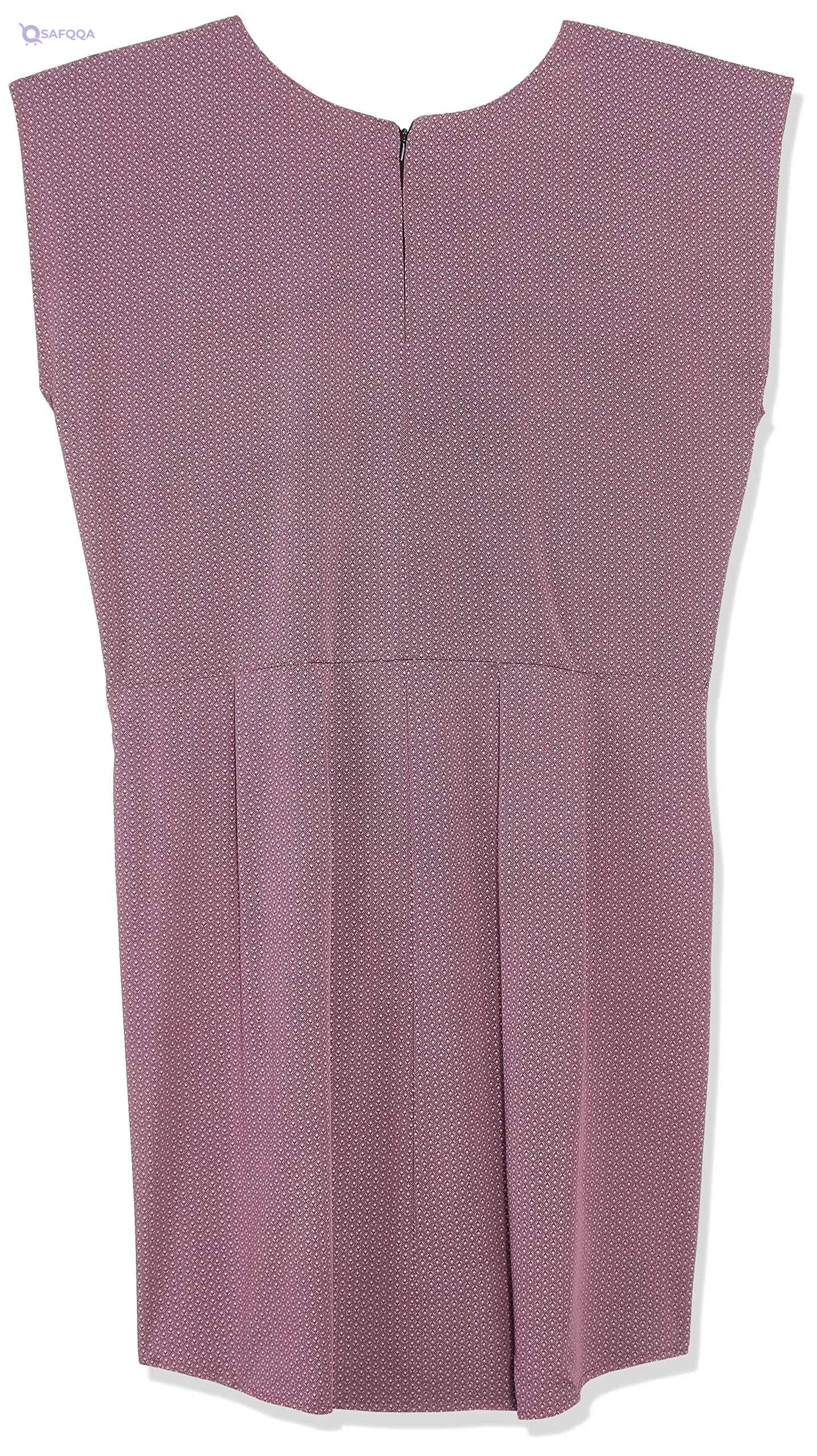 JAMILA Sleevless Plain Short Dress For Women,Plain, versatile style suitable for multiple outfits. - Safqqa