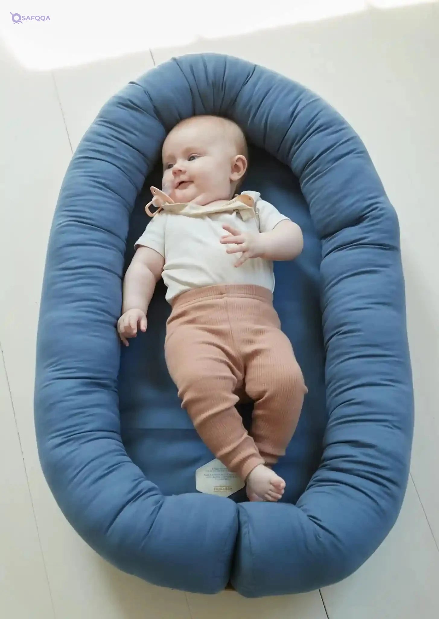 Generic Babynest For Baby - Blue  Suitable for home, stroller, or travel use - Safqqa