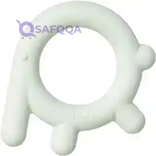 Borrn Silicone Elephant Shaped Baby Teether - Green - Safqqa Egypt