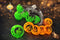 Ramadan Decorative String – 10 Plastic Mosque and Crescent Shapes, 3 Meters - Safqqa