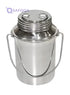 Stainless Steel Screw Jar – 5.5 Liters - Safqqa