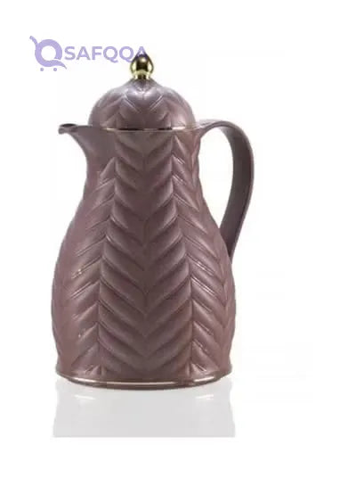 Attractive Thermos With Modern Design Dark Brown 15x10x20cm - Safqqa