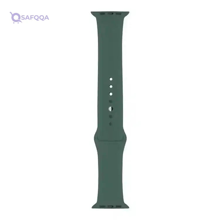 iGuard by Porodo Silicone Watch Band, Fit & Comfortable Replacement Wrist Band, Adjustable Straps Compatible for Apple Watch 44mm / 42mm - Hunter - Safqqa Egypt