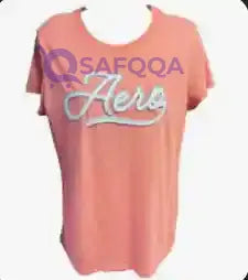 Aeropostale Contrast Print Short Sleeves T-Shirts for Women - Safqqa Egypt