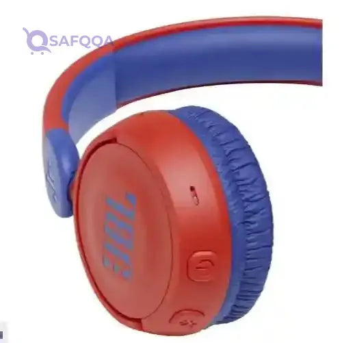 Kids Wireless On-Ear Headphones Red - Safqqa
