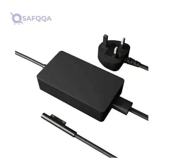 Adapter Compatible for Microsoft Surface Pro 3/4/5/6/7 Black - Safqqa