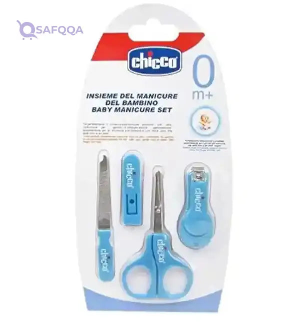 Chicco Baby Manicure Set Baby Blue - Safqqa