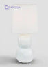 Cairns Ceramic Table Lamp- Open Box - Safqqa