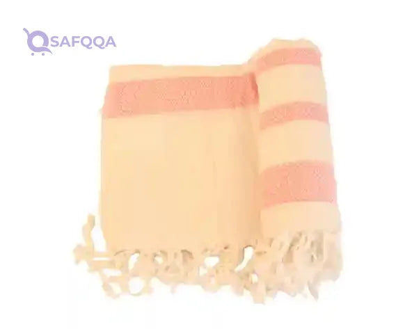 Bonamaison Cotton Turkish Peshtemal Towel – 90×180 cm - Safqqa
