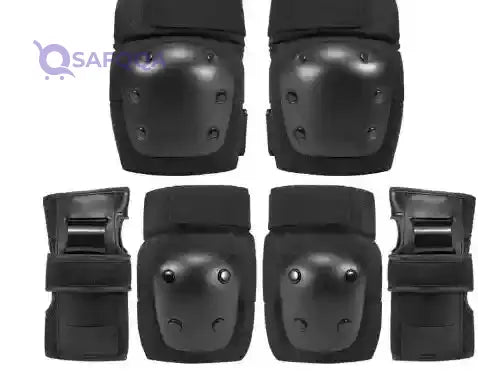 6-in-1 Protective Gear – Elbow Pads with Wrist Guards - Safqqa