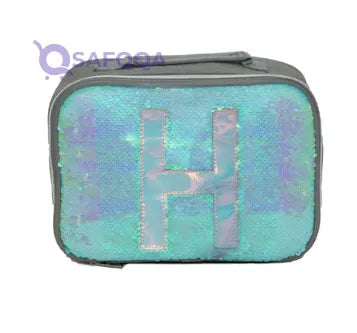 Cubs Unicorn Lunch Bag – Personalized with Letter H - Safqqa