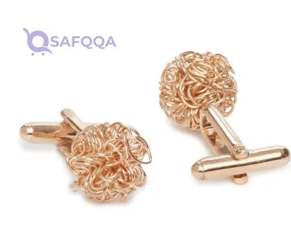 Ampersand Wired Cufflinks - Safqqa