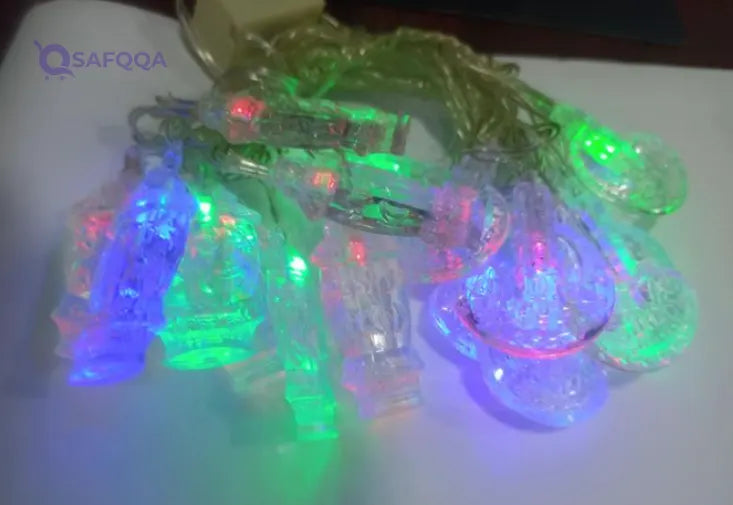 Ramadan Decoration Branch – Lanterns and Crescent - Safqqa