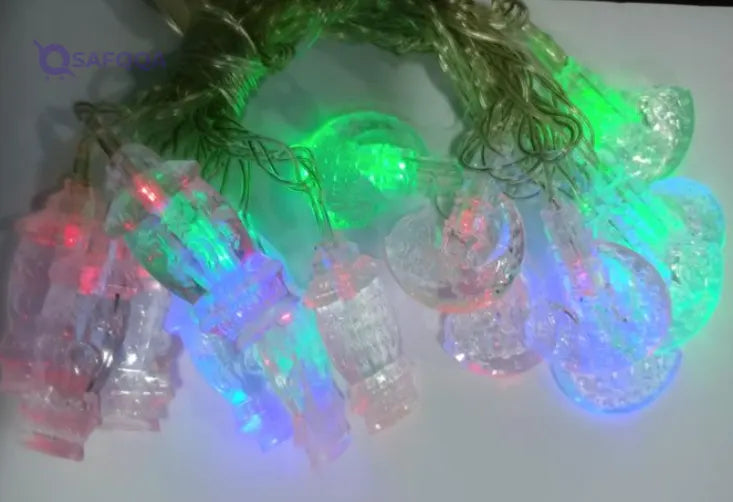 Ramadan Decoration Branch – Lanterns and Crescent - Safqqa