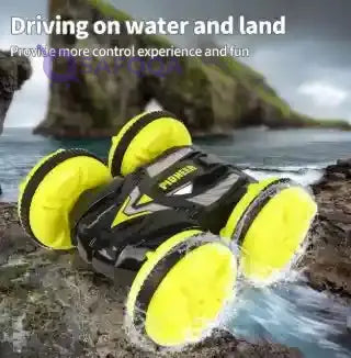 mumbo Jumbo 1:16 Double-Sided Amphibious Stunt Car With 2.4 Ghz Frequency Band Remote Control, - Safqqa