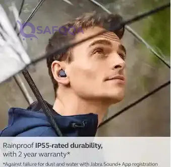 Jabra Elite 2 In Ear Wireless Bluetooth Earbuds – Noise Isolating True Wireless Buds With 2 Built-In Microphones, Rich Bass, Customizable Sound - Safqqa