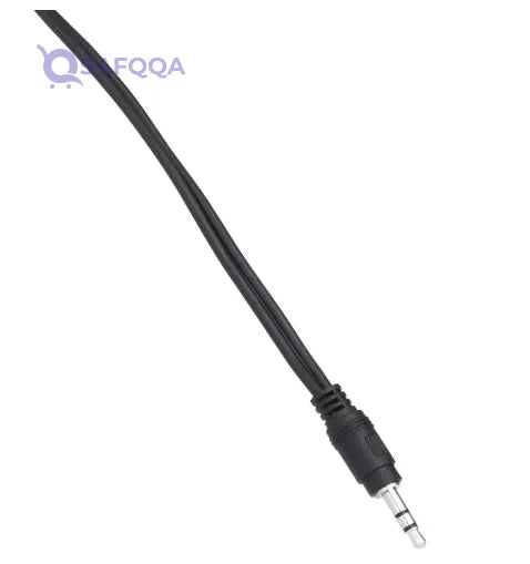 Keendex 1789 2 in 1 audio Auxiliary, 10 cm - black - Safqqa