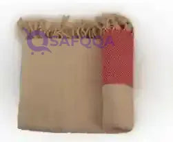 Bonamaison Cotton Turkish Peshtemal Towel Multicolour 90x180cm - Safqqa