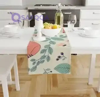 Bonamaison Printed Table Runner Multicolour 150x50cm - Safqqa