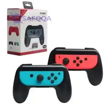 DOBE 2-Piece Controller Grip Set - Nintendo Switch - Wireless - Safqqa