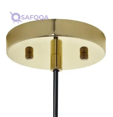 Ebb & Flow  Handmade Art Glass Pendant Lighting Blue Unique Luxury Quality Material for the Perfect Stylish Home 25.4 x 25.4 x 50cm - Safqqa