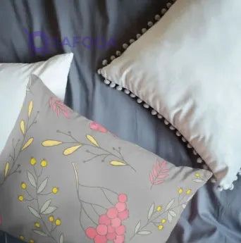 Bonamaison Cushion Cover cotton Multicolour 45x60cm - Safqqa