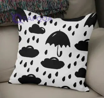 Bonamaison Decorative Cushion Cover cotton Multicolour 50x50cm - Safqqa