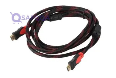 HIGHTECH Nylon HDMI Cable Black/Red - Safqqa