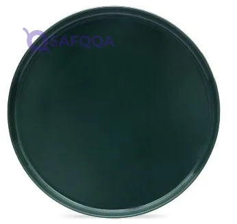 Royalford  Fine Bone Dinner Plate Premium-Quality, Light-Weight and Food-Grade Plate Green - Royal Green 10.25inch - Safqqa