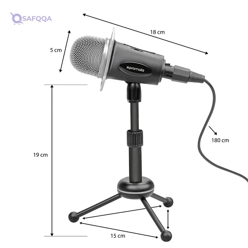 Professional Desktop Condenser Microphone - Safqqa