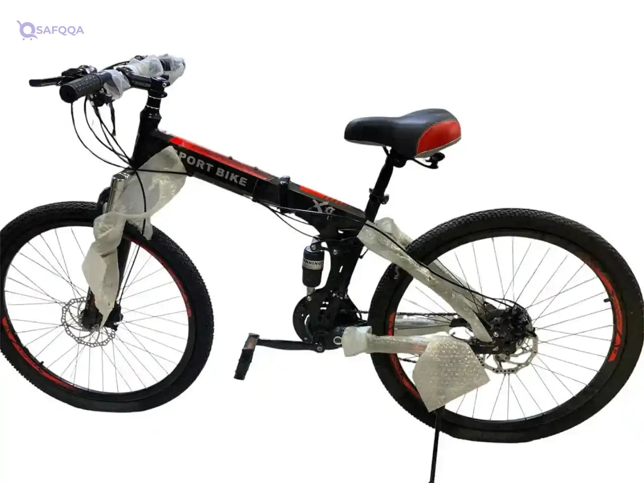 FATWHEELZ Mountain Bike 26" Fat Tire 7-Speed Full Suspension Dual Disc Brake Bicycle for Beach Cruiser - Safqqa Egypt