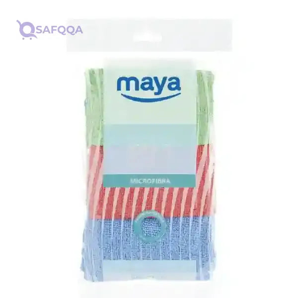 Maya Professional Tools Pack 3 pcs Microfiber Cloth 30 x 32 cm Idea 3 Assorted 07007 - Safqqa Egypt