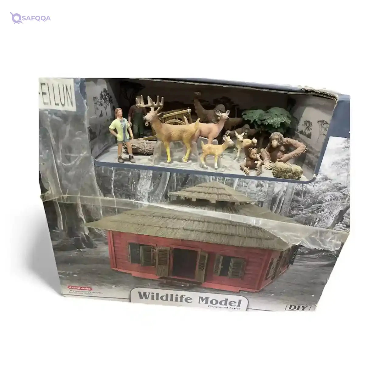 Realistic Plastic Farm Figurines Play set Includes Farm house Toys - Safqqa