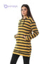 Jamila Women's Striped Drawstring Hoodie with Kangaroo Pockets - Safqqa