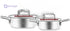 Karaca Steel Cookware Casserole Set 2 Pieces, - Safqqa