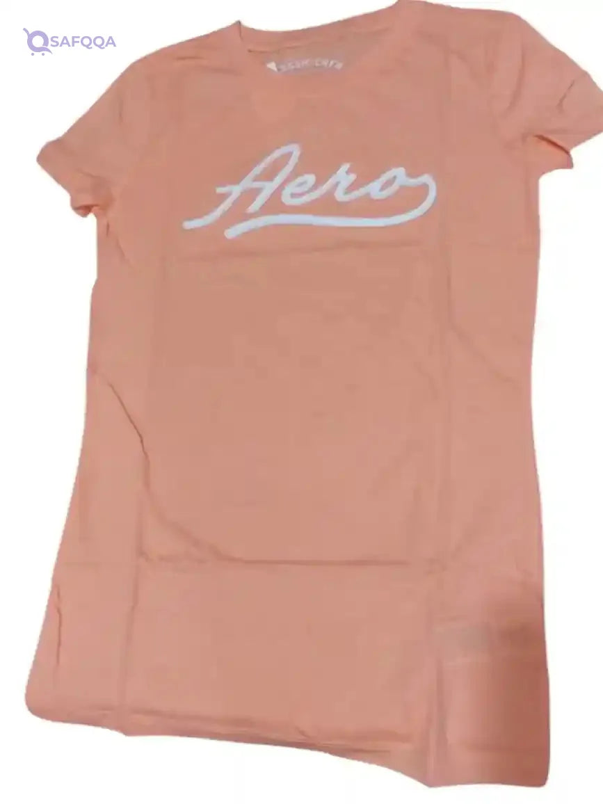 Aeropostale Contrast Print Short Sleeves T-Shirts for Women - Safqqa Egypt