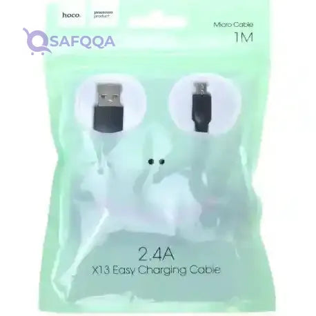 Hoco &Nbsp X13 MicroUSB Charging Cable - Safqqa