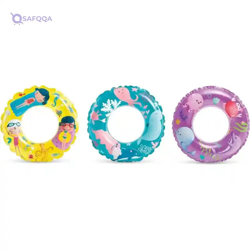 Intex Swim Ring, Diameter 61 cm, Assorted Colours, 59242NP - Safqqa Egypt