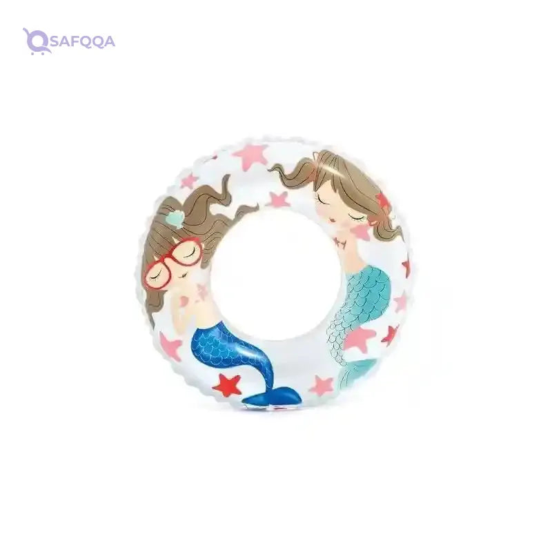 Intex Swim Ring, Diameter 61 cm, Assorted Colours, 59242NP - Safqqa Egypt