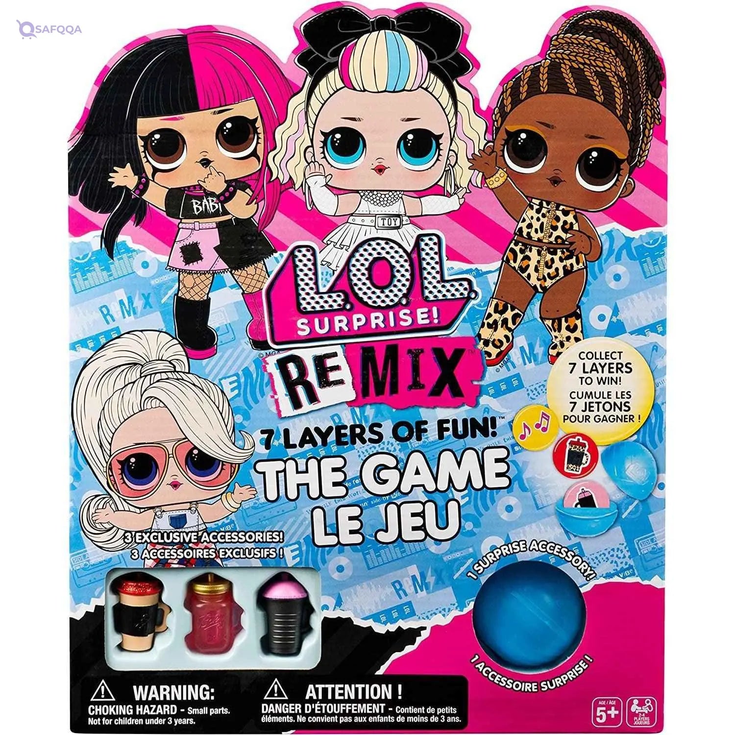 Spin Master Games L.o.l. surprise! remix 7 layers of fun board for families and kids ages 5 and up - Safqqa Egypt