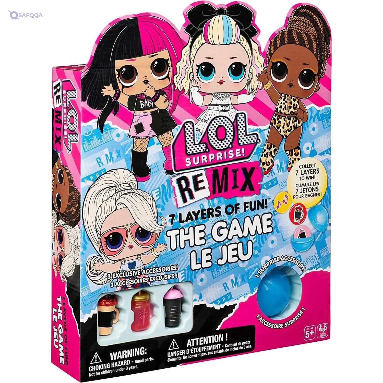 Spin Master Games L.o.l. surprise! remix 7 layers of fun board for families and kids ages 5 and up - Safqqa Egypt