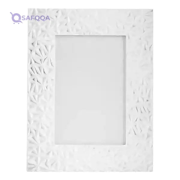 Generic Orsina Geo White 5in x 7in Photo Frame - Safqqa