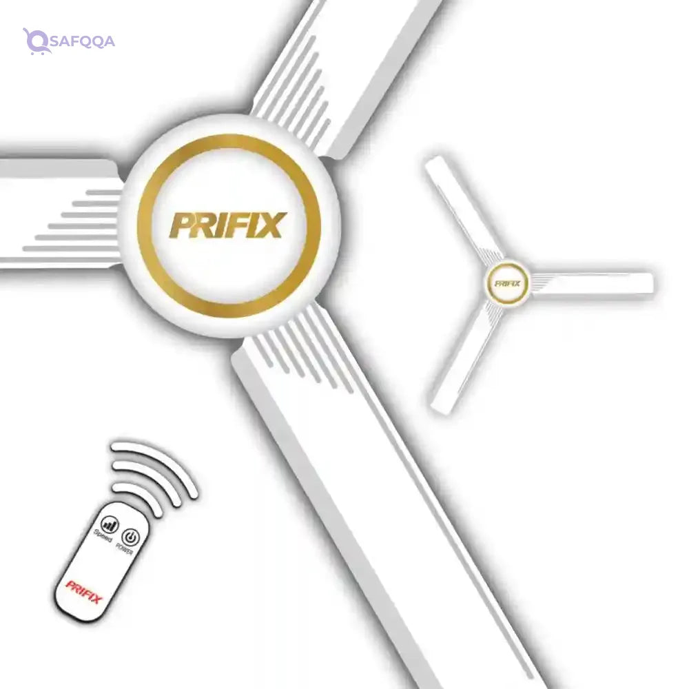 Prifix Ceiling Fan With Remote Supreme X2 56 Inch - Safqqa Egypt