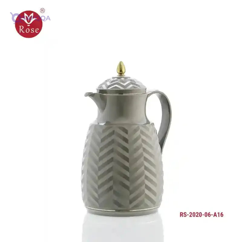 Rose Thermos For Kitchen- Dove Grey Perfect for tea, coffee, and all kinds of beverages. - Safqqa