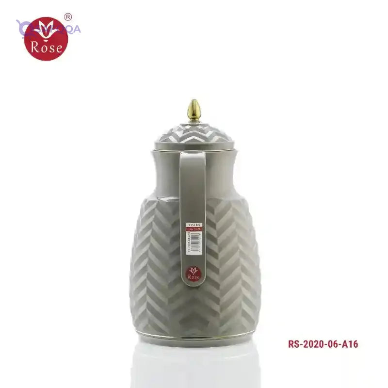 Rose Thermos For Kitchen- Dove Grey Perfect for tea, coffee, and all kinds of beverages. - Safqqa