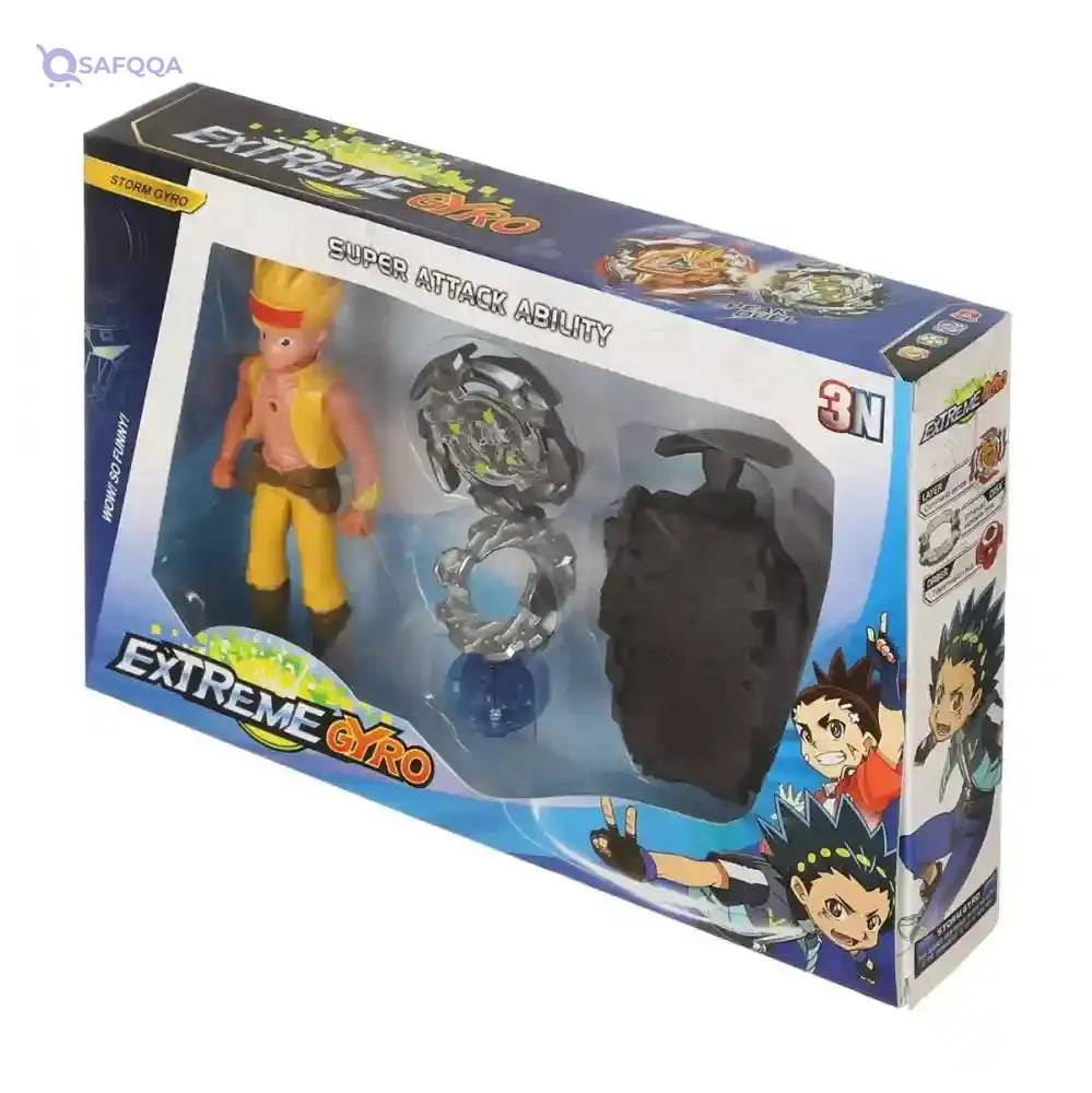 Extreme gyro beyblade bee set for boys - 5 pieces - Safqqa