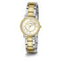 Guess Ladies Two-Tone Silver/Gold Stainless Steel Analog Watch with White Dial