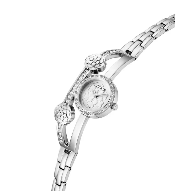 Guess Chloe Women’s Watch – Silver Dial with Stainless Steel Strap