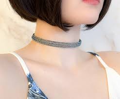 Stradivarius Women’s Mixed Choker – Elegant & Modern