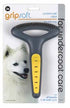 JW GripSoft Grooming Double Row Undercoat Rake